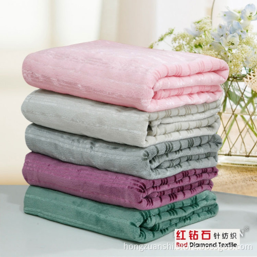 Plain Flannel Fabric (HZS--00358)